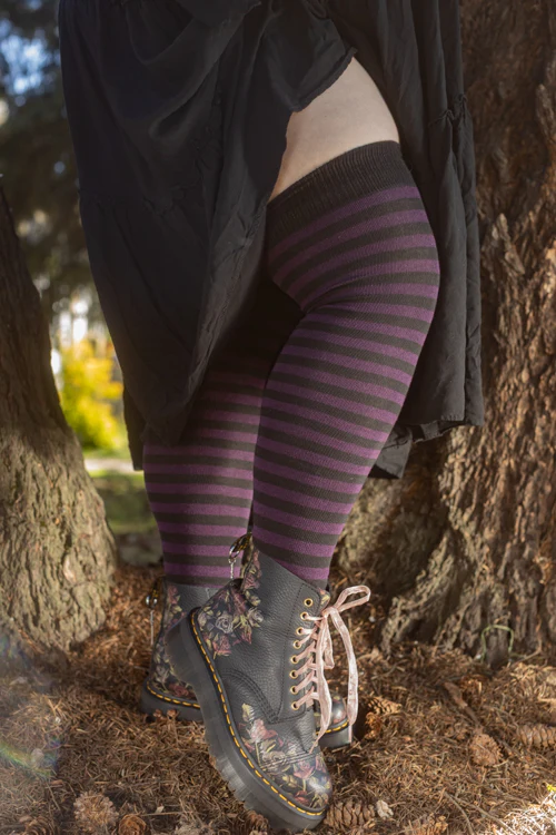 Longer Faery Stripes Extraordinary Thigh High Socks - Image 17