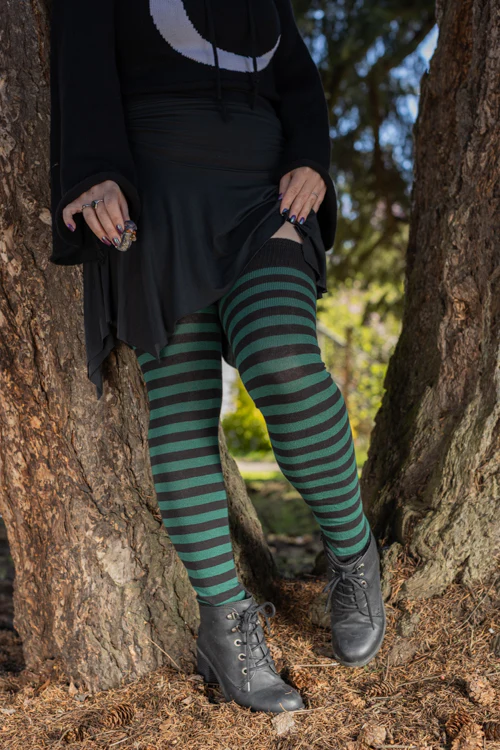 Longer Faery Stripes Extraordinary Thigh High Socks - Image 8