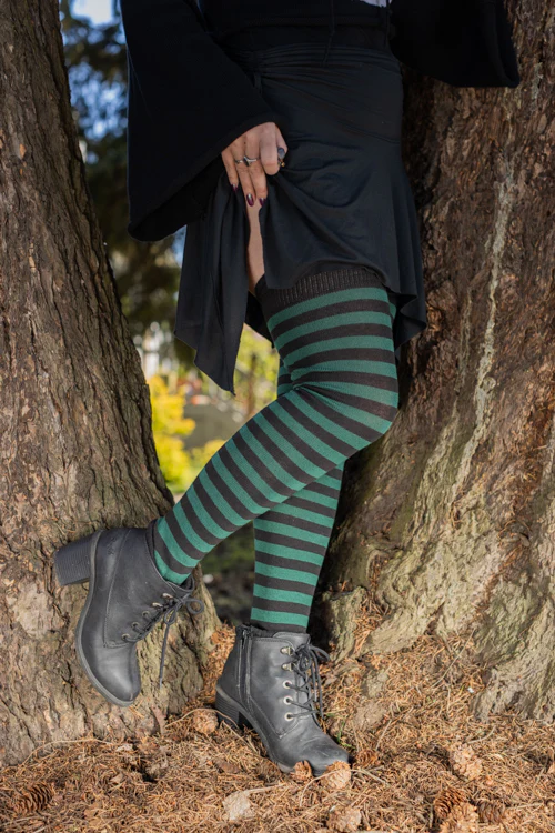 Longer Faery Stripes Extraordinary Thigh High Socks - Image 9