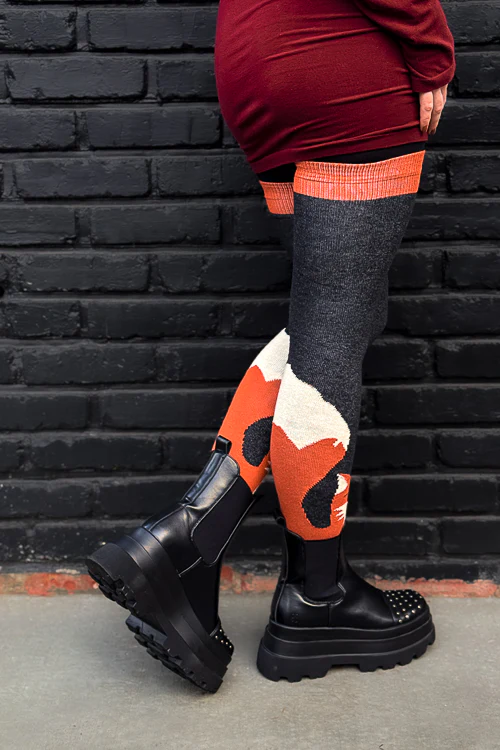 Longer Foxy Thigh High Socks - Image 3