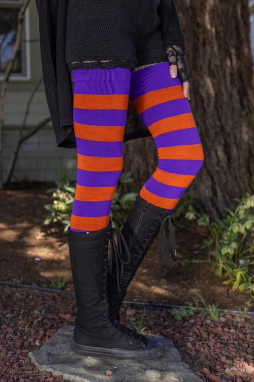 Longer Hocus Pocus Striped Extraordinary Thigh High - Image 3