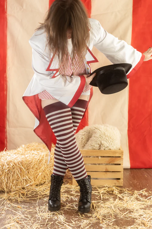 Longer Ringmaster Stripes Extraordinary Thigh High Socks - Image 15