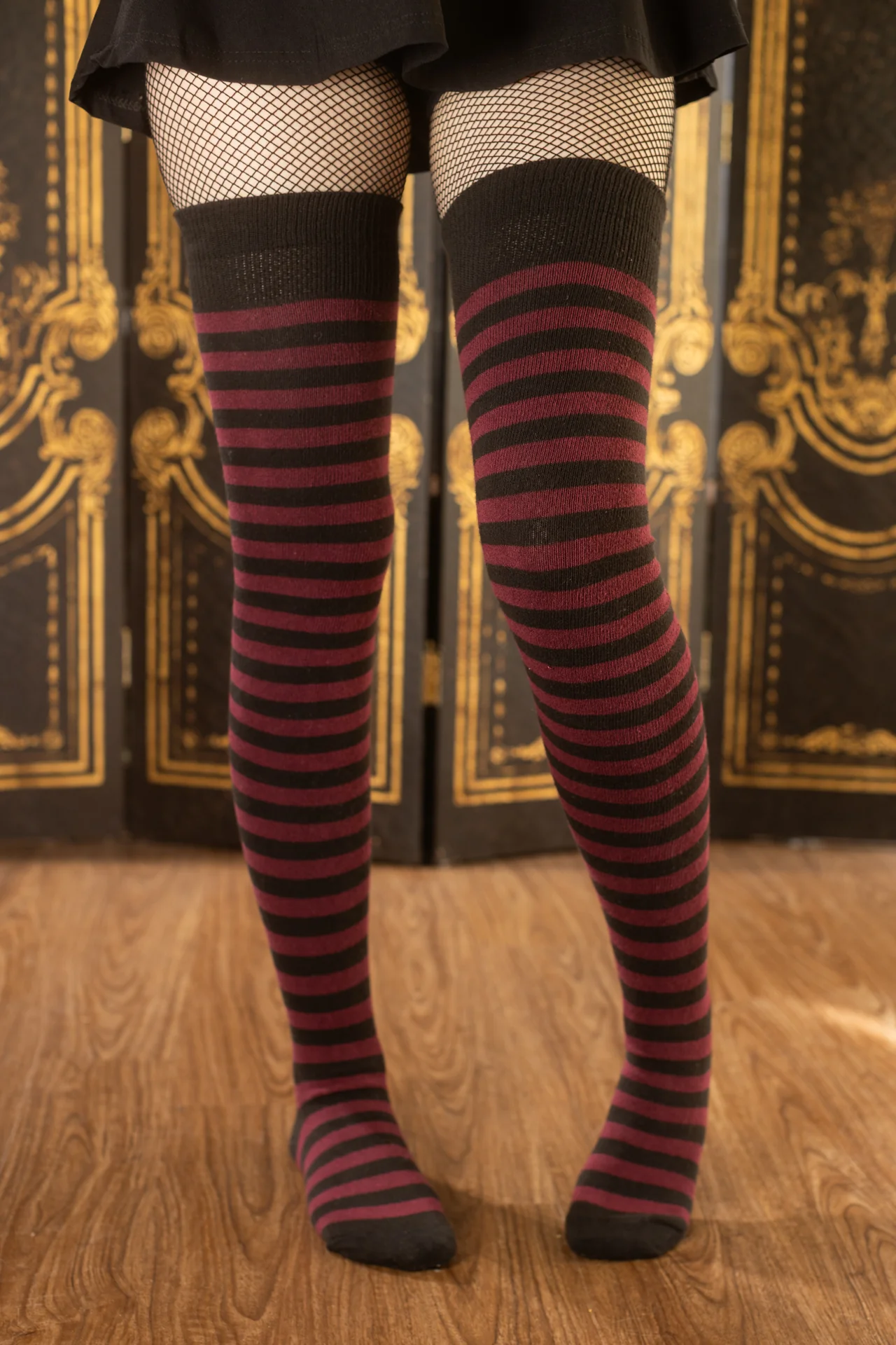 Longer Ringmaster Stripes Extraordinary Thigh High Socks - Image 21