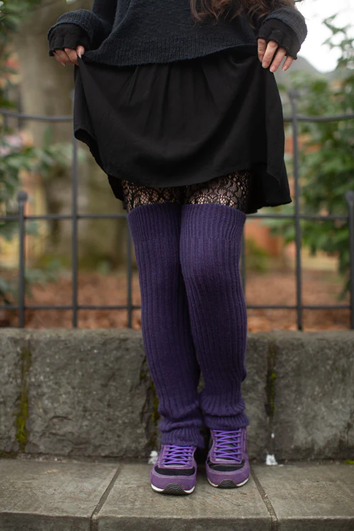 Lux Ribbed Leg Warmers - Image 13
