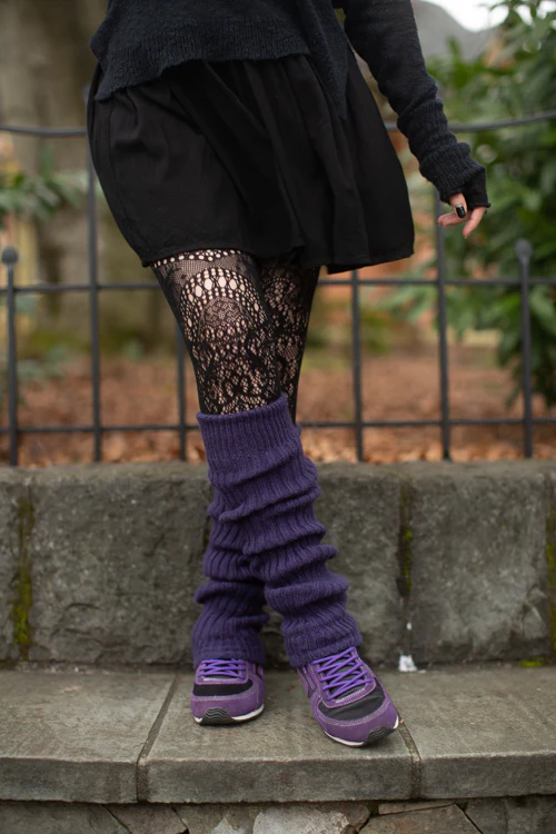 Lux Ribbed Leg Warmers - Image 14