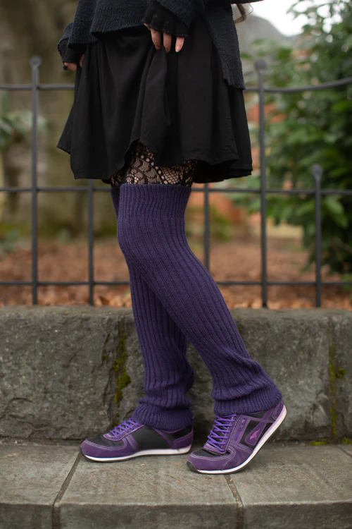 Lux Ribbed Leg Warmers - Image 15