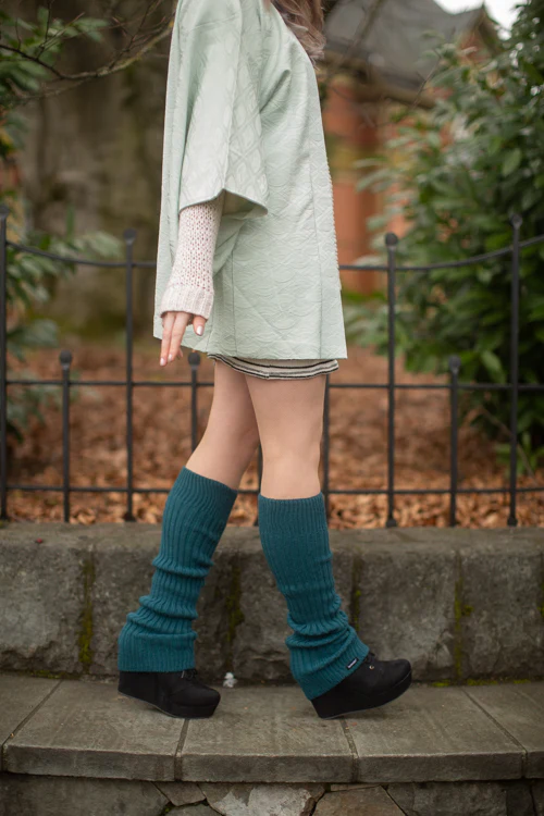 Lux Ribbed Leg Warmers - Image 18