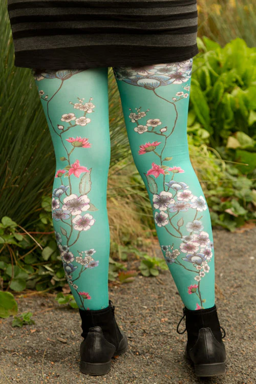 Mariette Bleue Printed Tights - Image 5