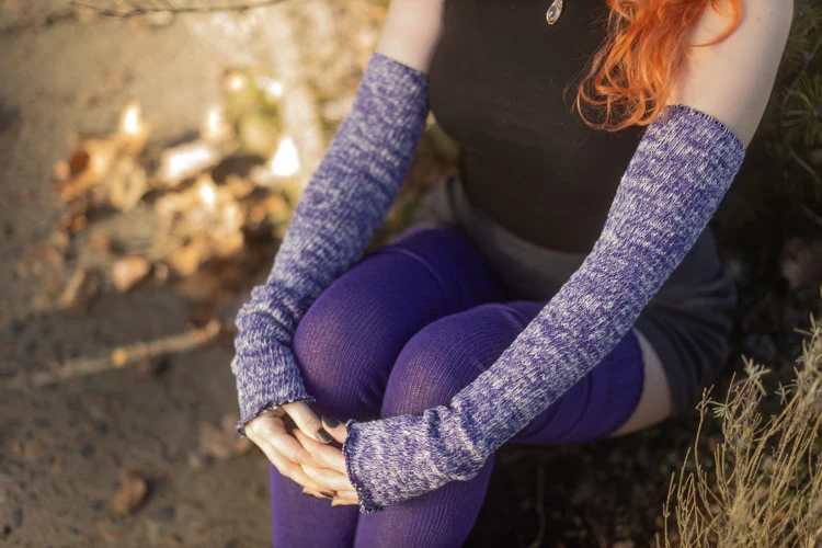 Marled Scrunchable Arm Warmer - Image 15