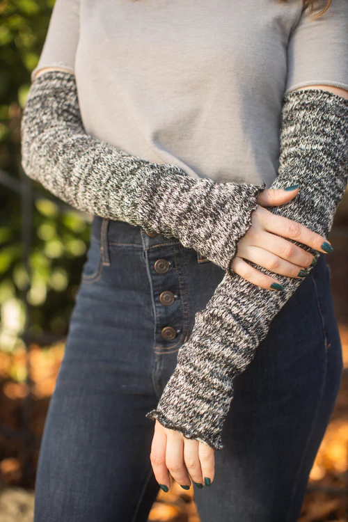 Marled Scrunchable Arm Warmer - Image 4