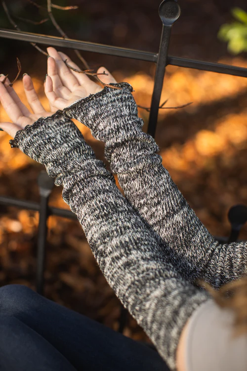 Marled Scrunchable Arm Warmer - Image 5