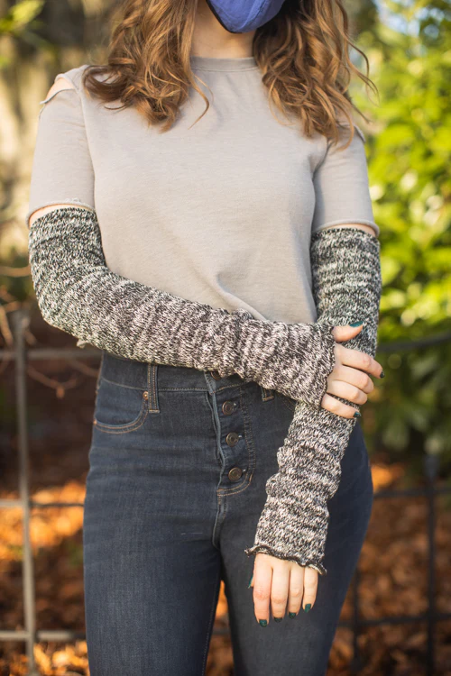 Marled Scrunchable Arm Warmer - Image 6