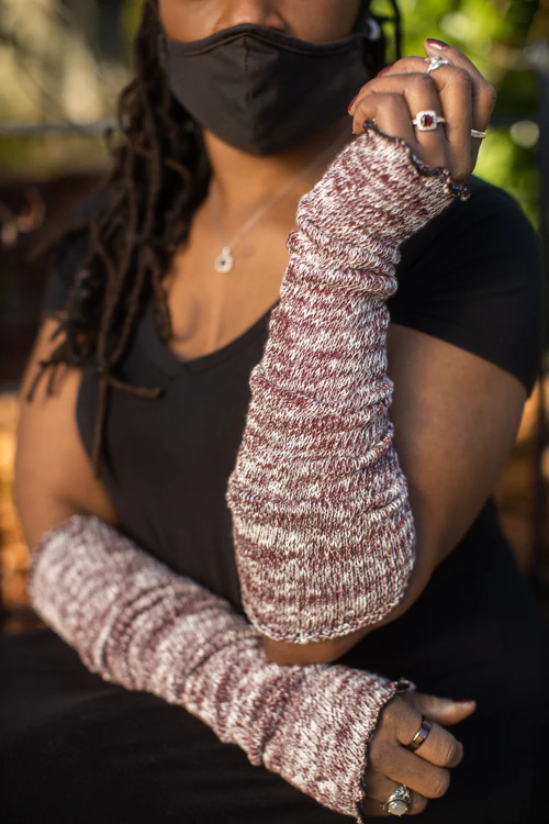 Marled Scrunchable Arm Warmer - Image 7
