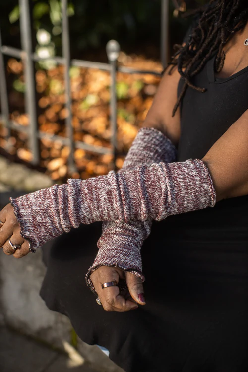 Marled Scrunchable Arm Warmer - Image 8