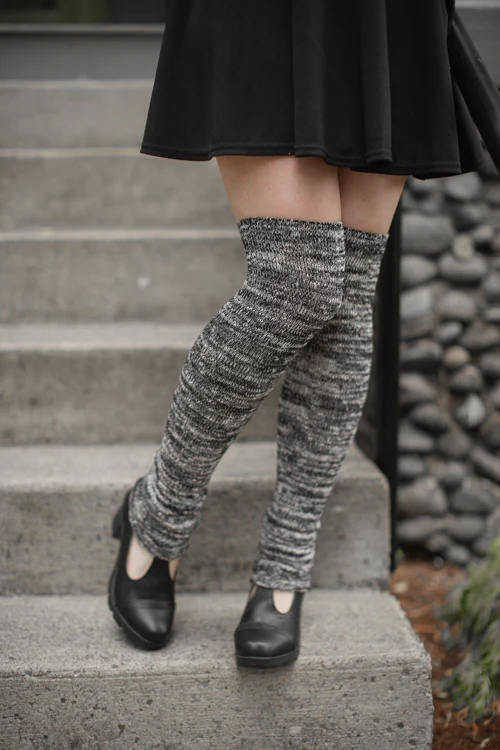 Marled Scrunchable Leg Warmer - Image 3
