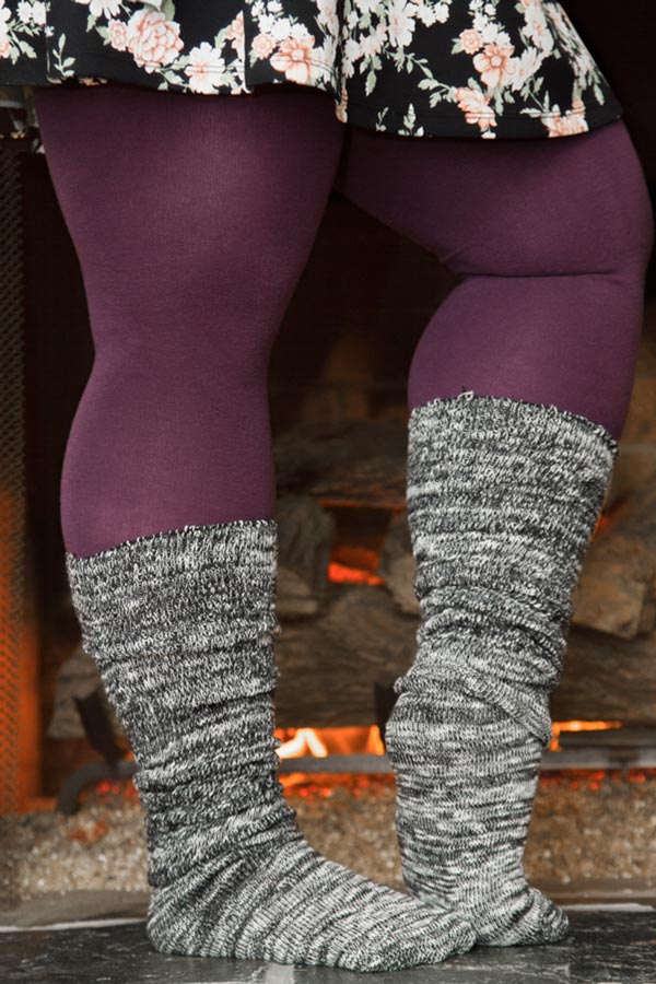 Marled Slouch Socks - Image 3