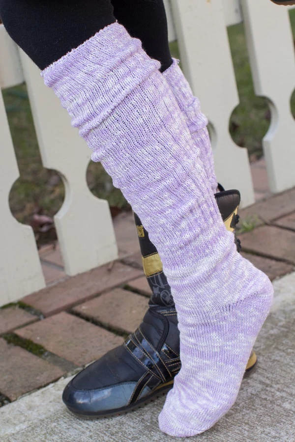 Marled Slouch Socks - Image 8