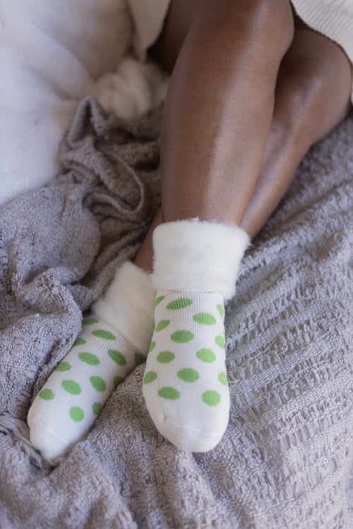 New Zealand Bed Socks with Polka Dots - Image 11