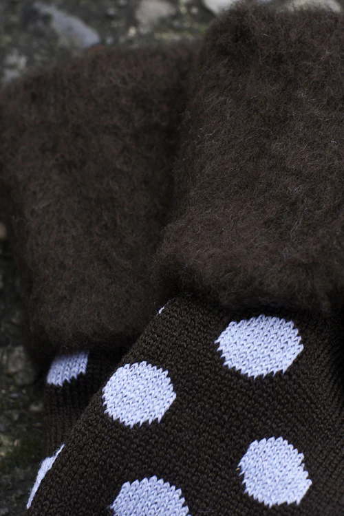 New Zealand Bed Socks with Polka Dots - Image 9