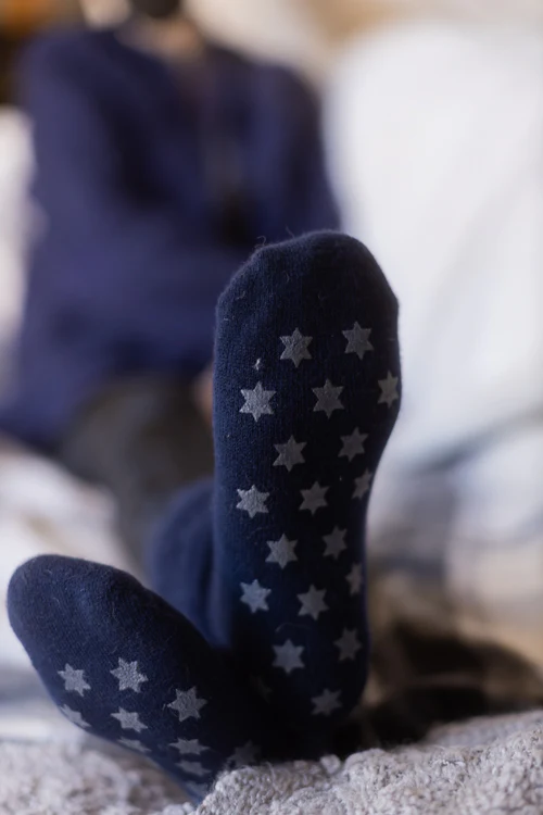 New Zealand Bed Socks with Star Treads - Image 3