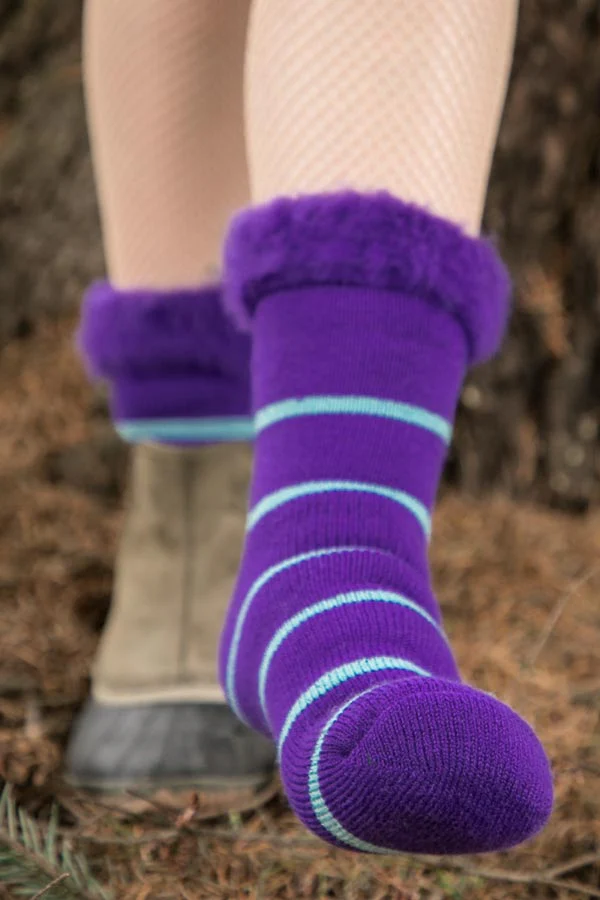 New Zealand Bed Socks with Stripes - Image 12