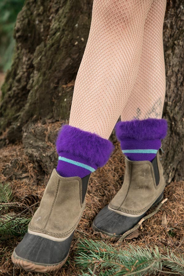 New Zealand Bed Socks with Stripes - Image 13