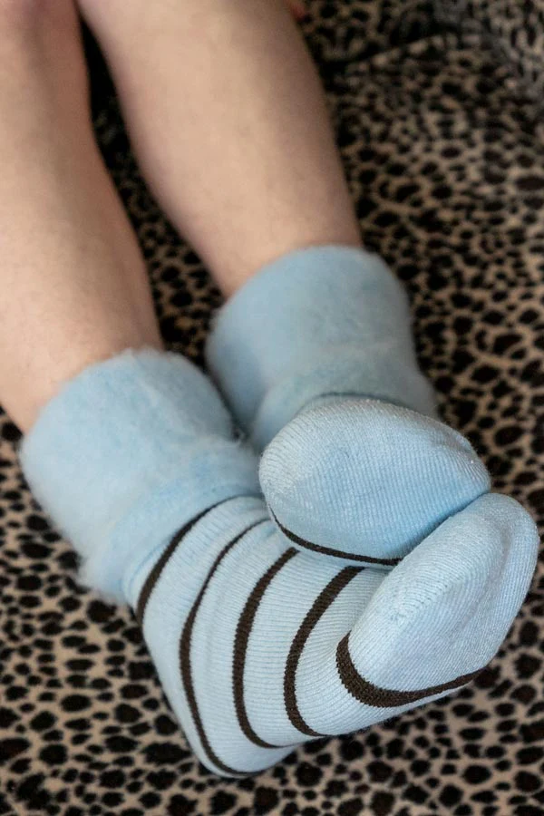 New Zealand Bed Socks with Stripes - Image 16