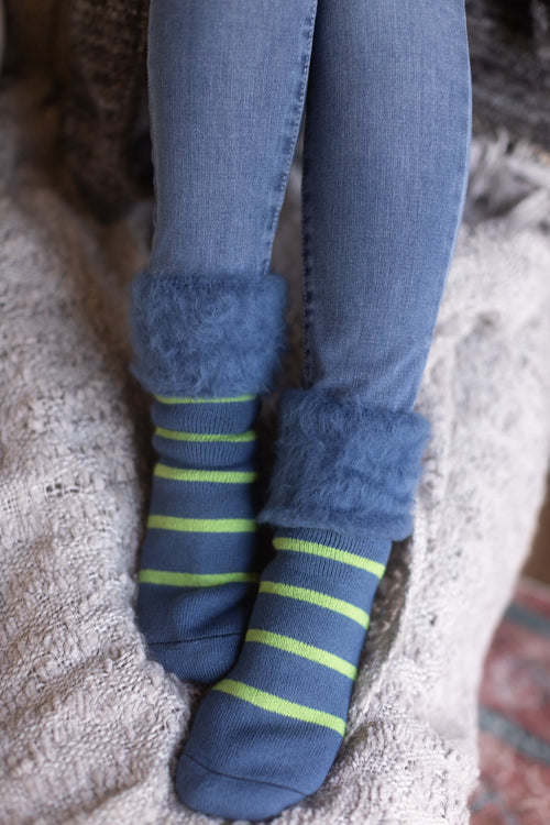 New Zealand Bed Socks with Stripes - Image 5