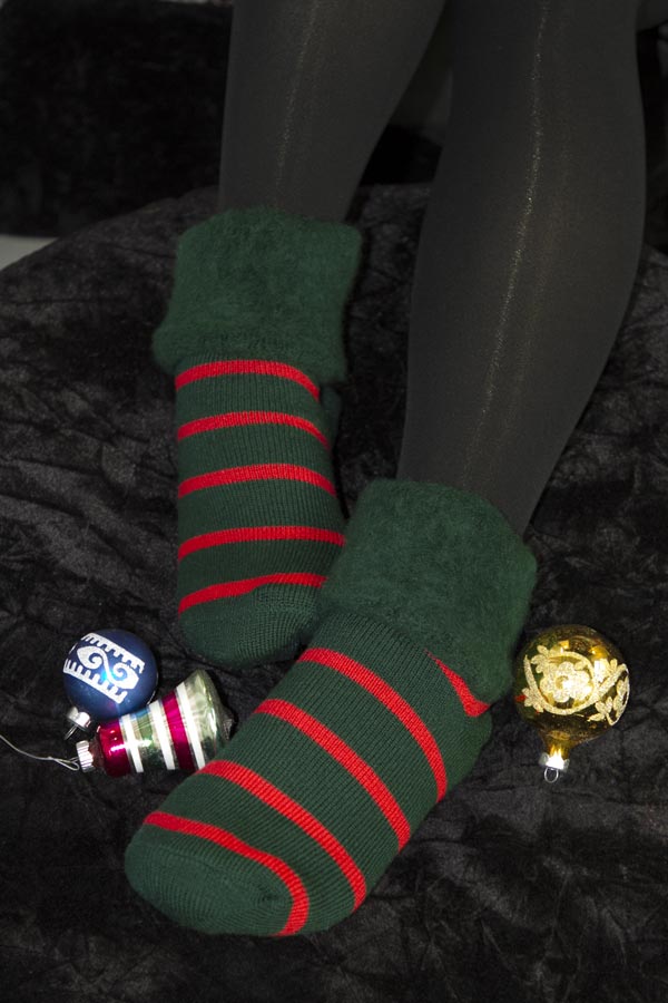 New Zealand Bed Socks with Stripes - Image 8
