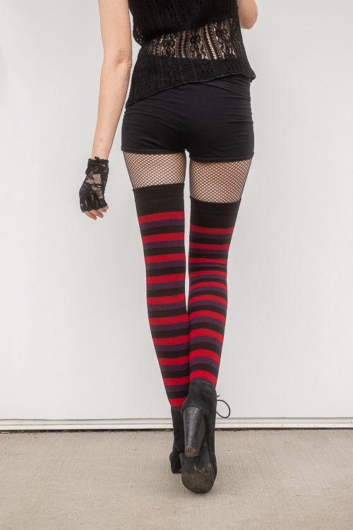 Nightshade Stripes Extraordinary Thigh High - Image 2