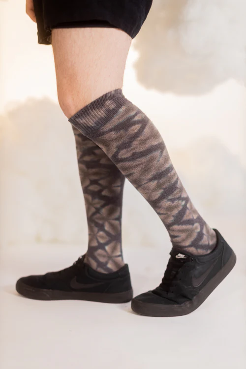 O Tie Dye Knee Socks - Image 7