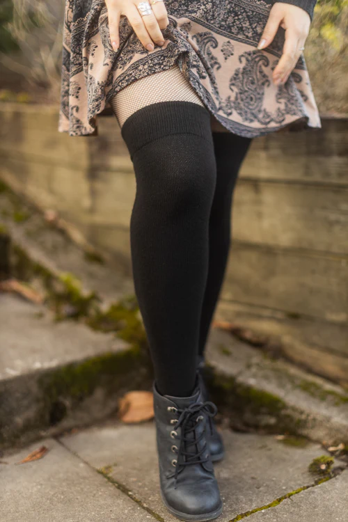 Oops! Cozy Acrylic Thigh High - Image 3