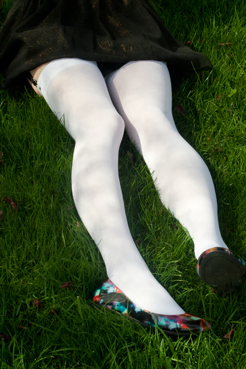 Opaque Nylon Stockings - Image 15