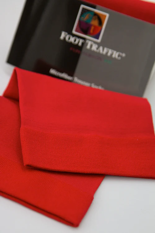 Opaque Solid Nylon Trouser Socks - Image 15