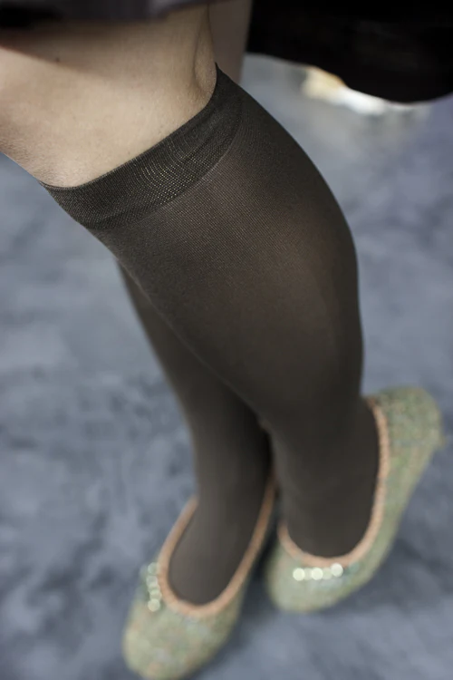 Opaque Solid Nylon Trouser Socks - Image 7