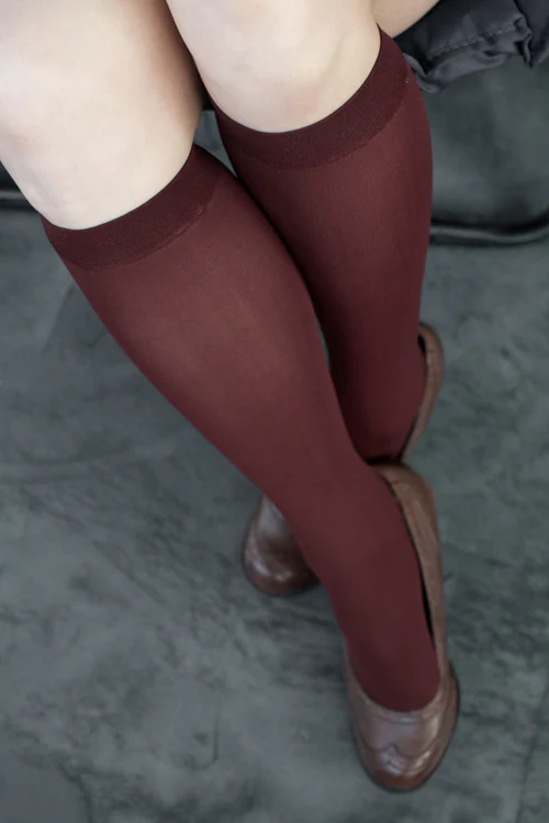 Opaque Solid Nylon Trouser Socks - Image 8