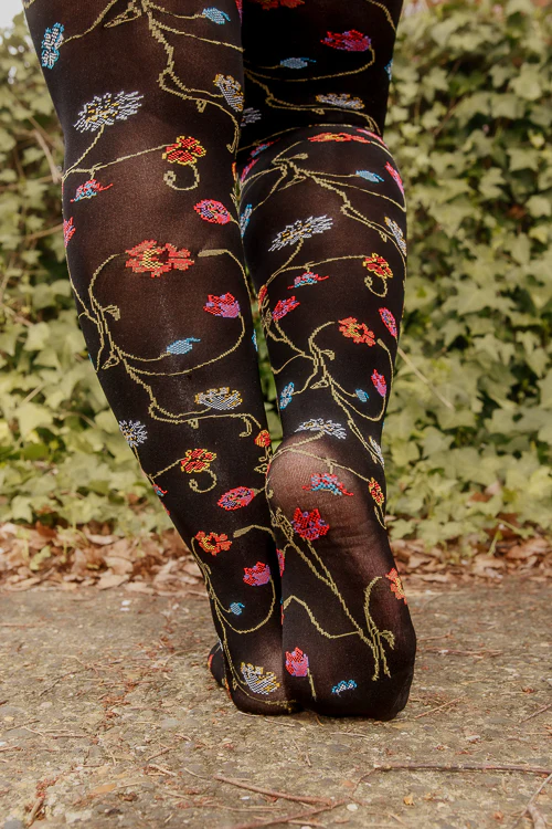 Platino Floral Tights - Image 10