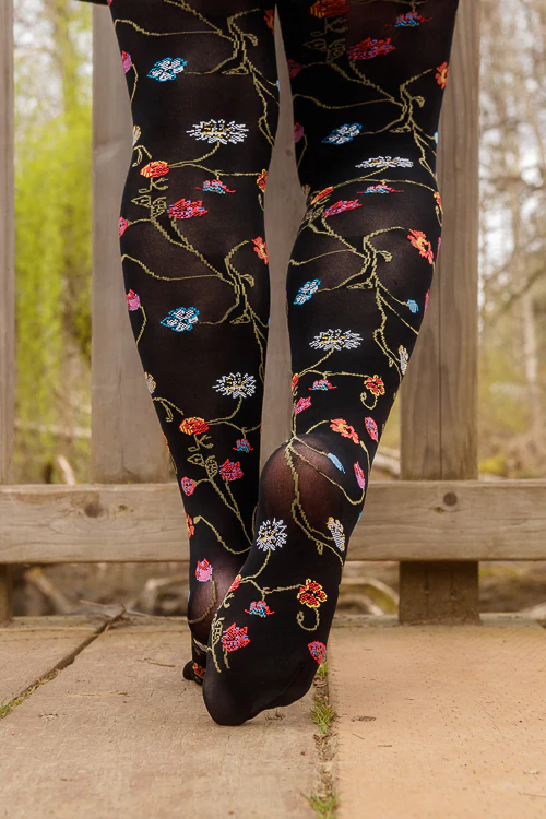 Platino Floral Tights - Image 6
