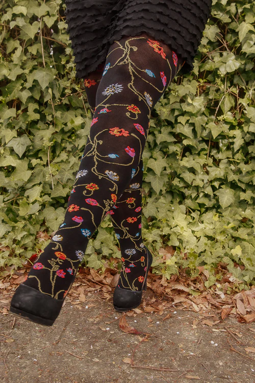 Platino Floral Tights - Image 8