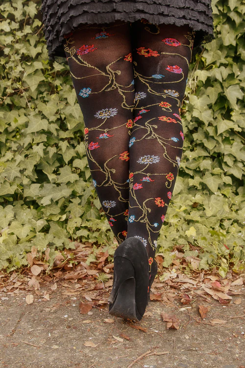 Platino Floral Tights - Image 9