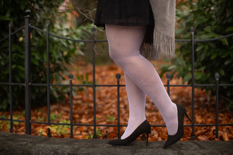 Plus Size Fishnet Seamless Pantyhose - Image 26