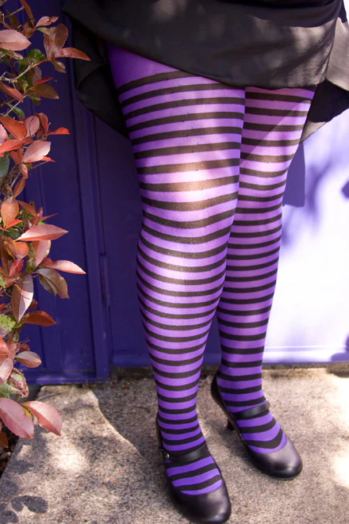 Plus Size Striped Tights - Image 10