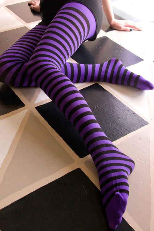 Plus Size Striped Tights - Image 13