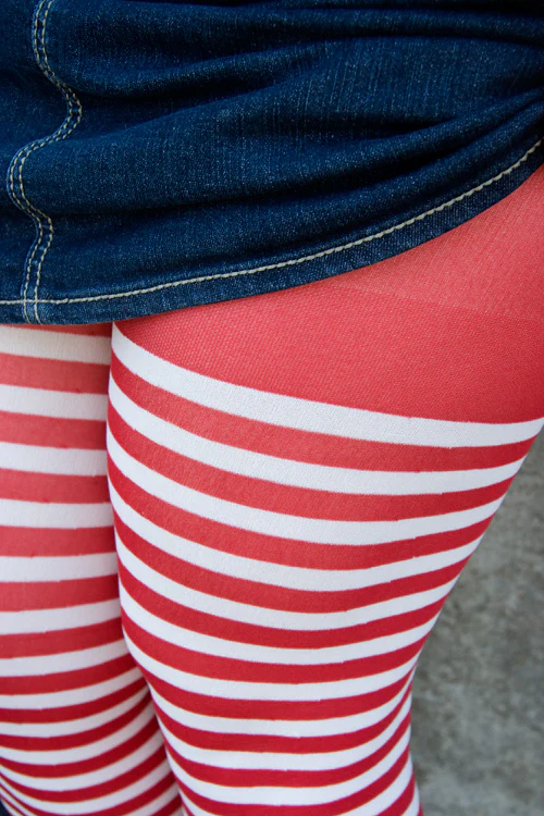 Plus Size Striped Tights - Image 15