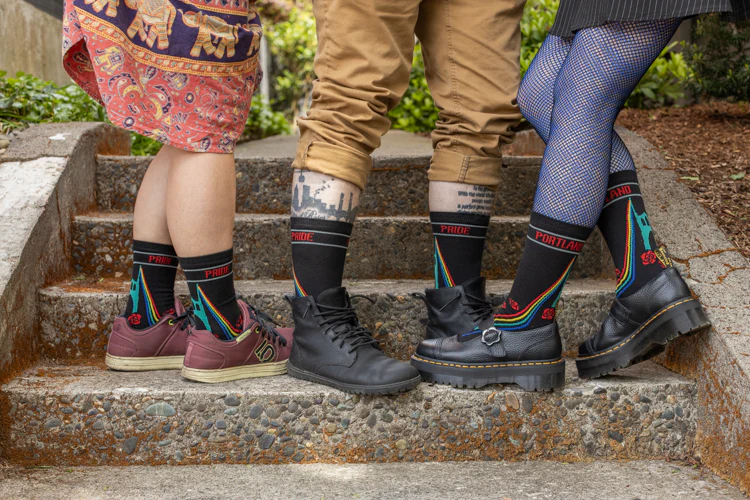 Portland Pride Crew Socks - Image 12