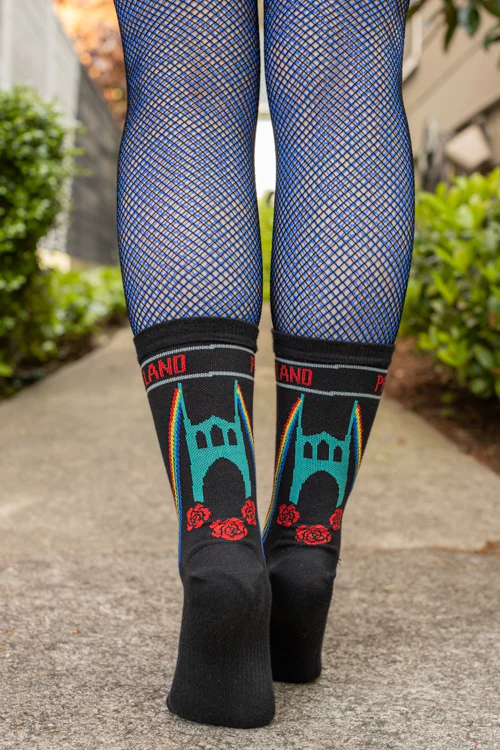 Portland Pride Crew Socks - Image 2