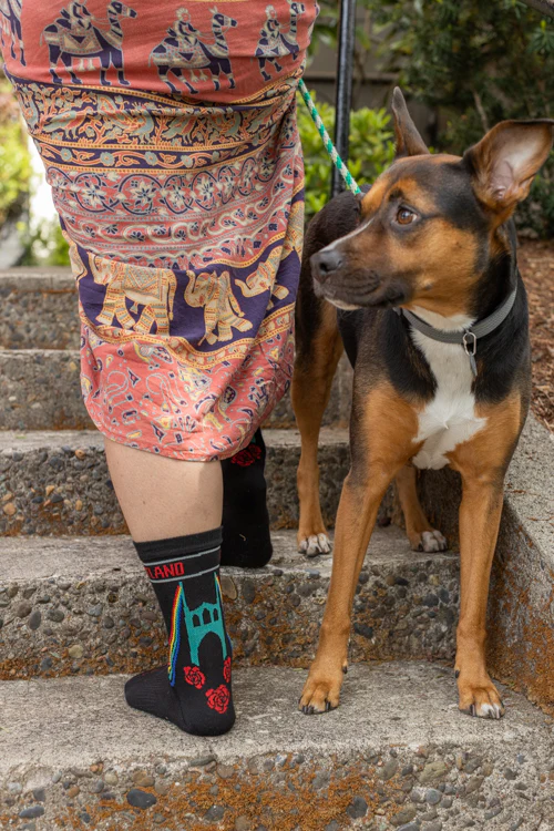 Portland Pride Crew Socks - Image 3