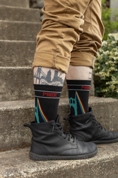 Portland Pride Crew Socks - Image 4