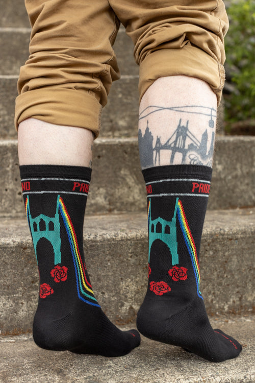 Portland Pride Crew Socks - Image 6