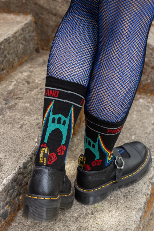 Portland Pride Crew Socks - Image 7